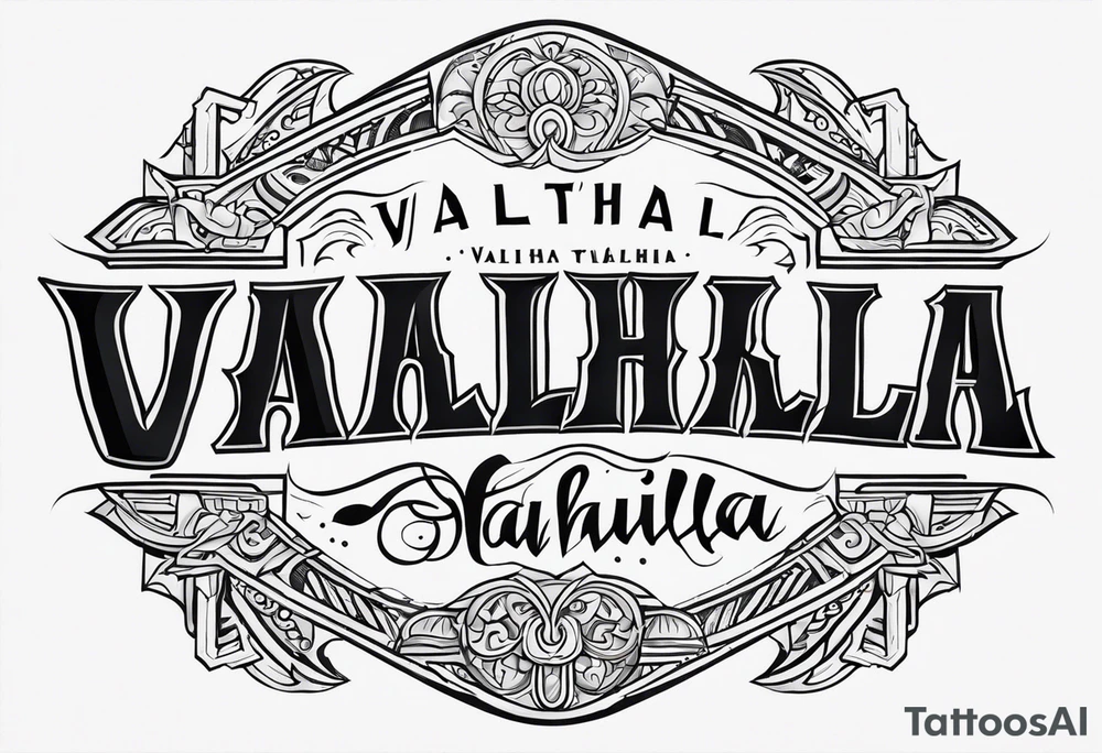 Valhalla tattoo idea