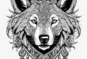 garmr norse dog tattoo idea