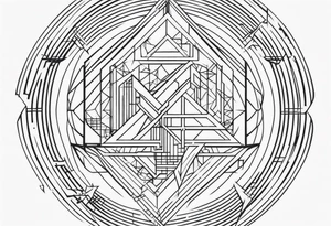 cybersigilism patterns tattoo idea