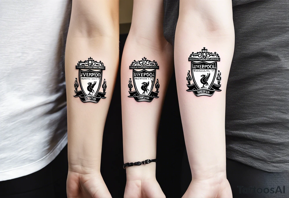 A left arm sleeve from shoulder to elbow that combines, My wife and 2 girls, Scottish Heritage (Clan MacLaren), Liverpool Football Club's motto "YNWA", and a sweet pea tattoo idea