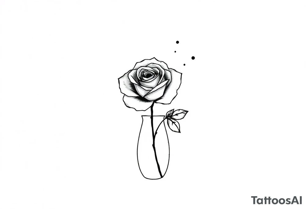 are you going to see the rose in the vase or the dust on the shelf g59 tattoo idea