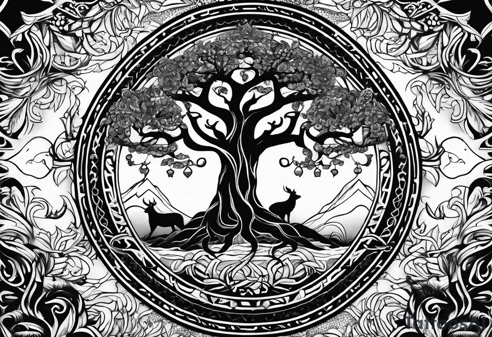 Yggdrasil tattoo idea
