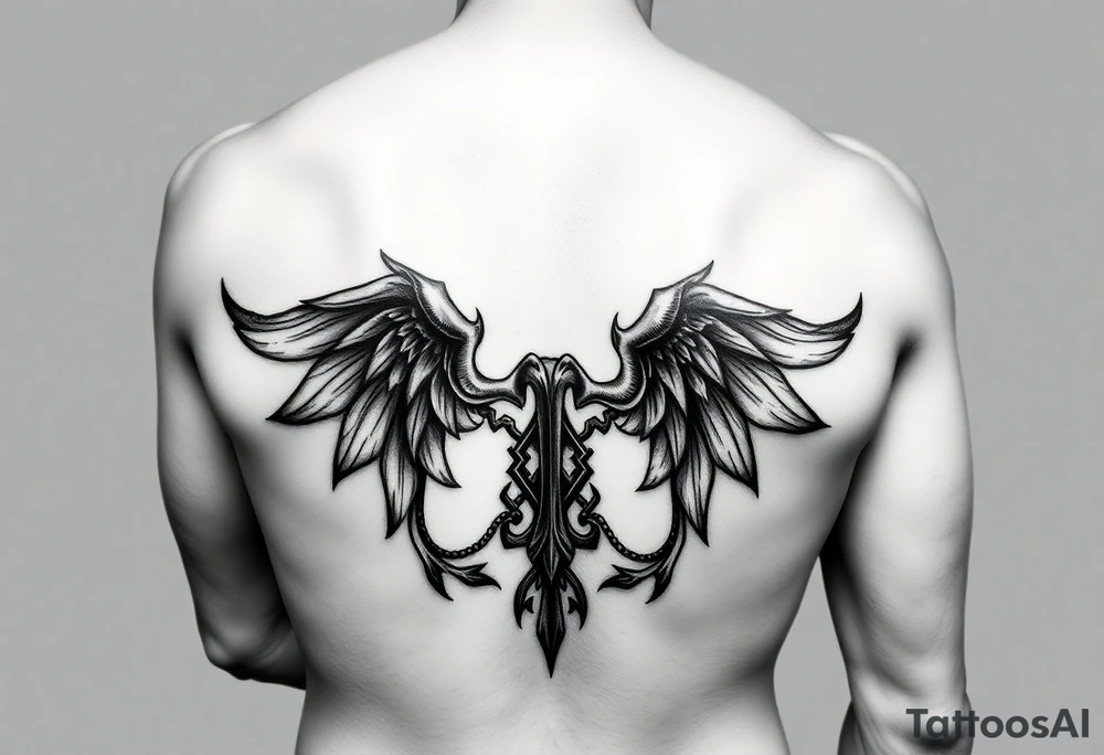 bdsm inspired butt tatto for a man tattoo idea