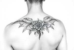 Feminine coverup tattoo idea