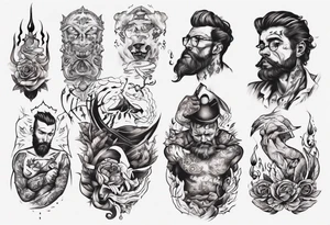 man getting a tattoo close up tattoo idea
