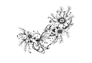 Размытые линии, мифология, свободно tattoo idea