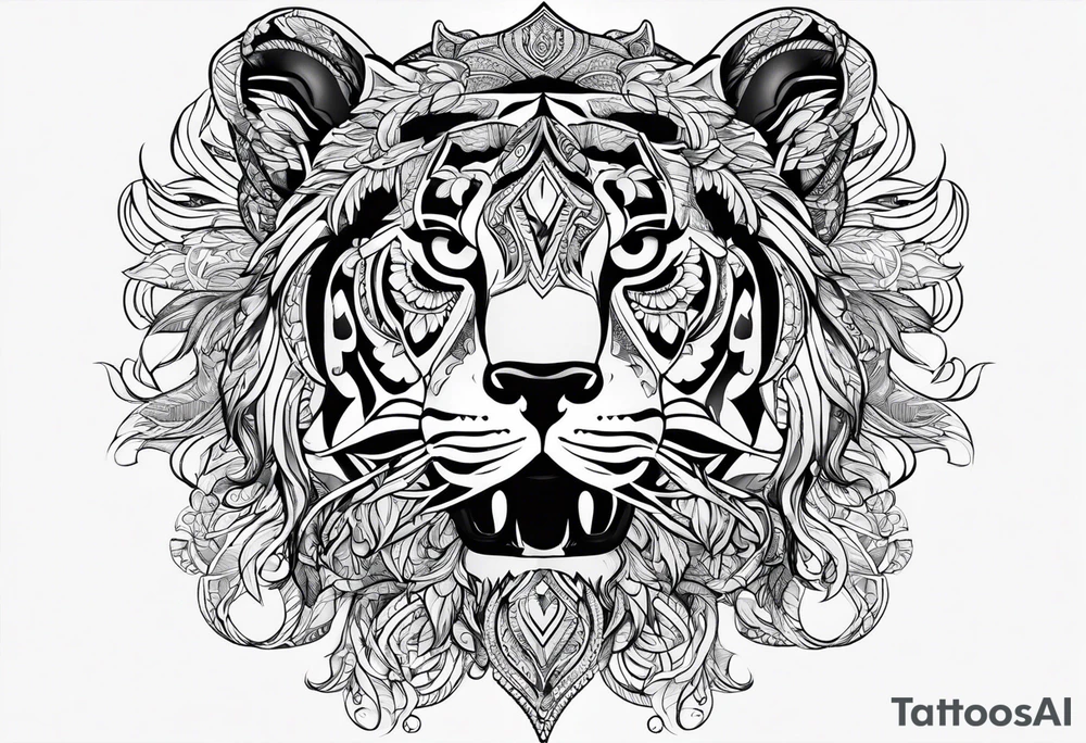 Represents strength of a child tattoo idea