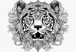 Represents strength of a child tattoo idea