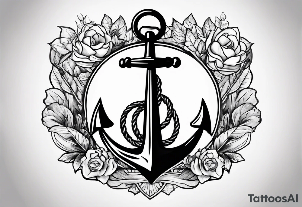 anchor tattoo idea