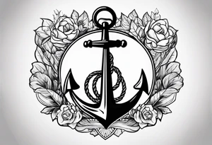 anchor tattoo idea