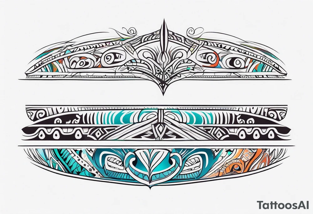 maori tribal  spine tattoo tattoo idea