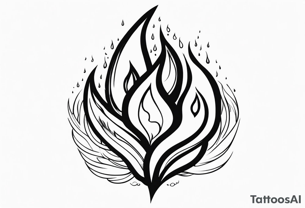 flames tattoo idea