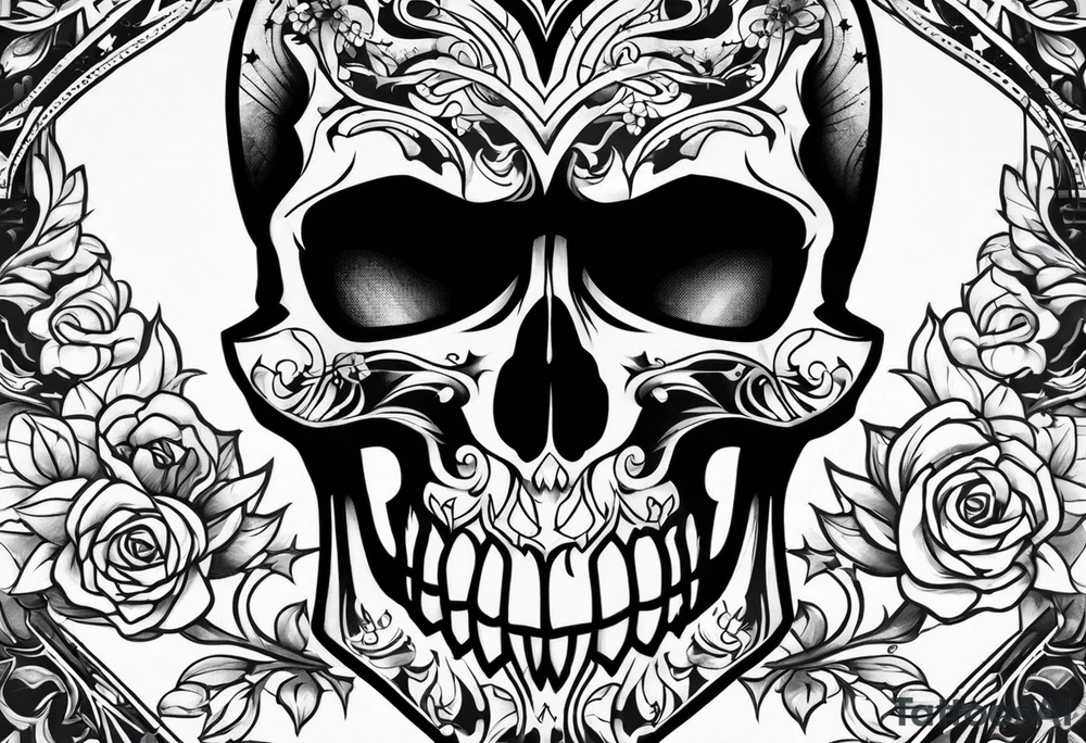 punisher skull tattoo idea