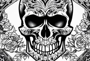 punisher skull tattoo idea
