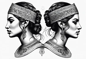 Three moirai greek tattoo tattoo idea