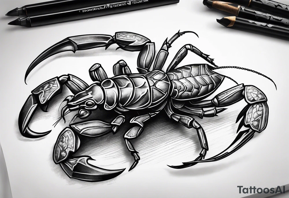 Scorpion tattoo idea