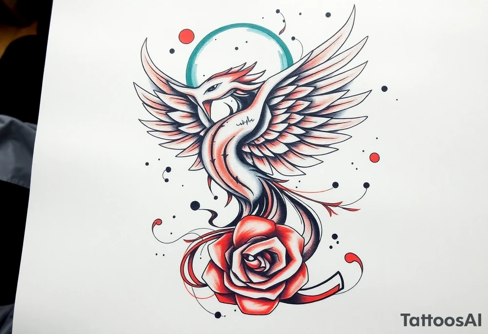 A tatuagem deve expressar força, liberdade e conexão com a multiplicidade da vida, incorporando elementos abstratos e fluidos, com linhas que sugiram movimento e transformação contínua. Evite clichês e busque um design original e significativo. Utilize técnicas de miimalismo, pontilhismo e aquarela. tattoo idea