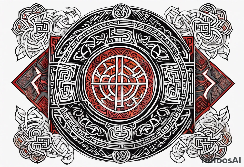 Viking runes tattoo idea