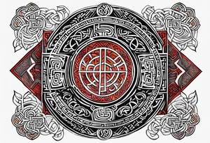 Viking runes tattoo idea