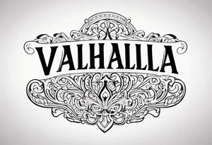 Valhalla swedish Norwegian tattoo idea