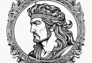 zeus lightning bolt tattoo idea