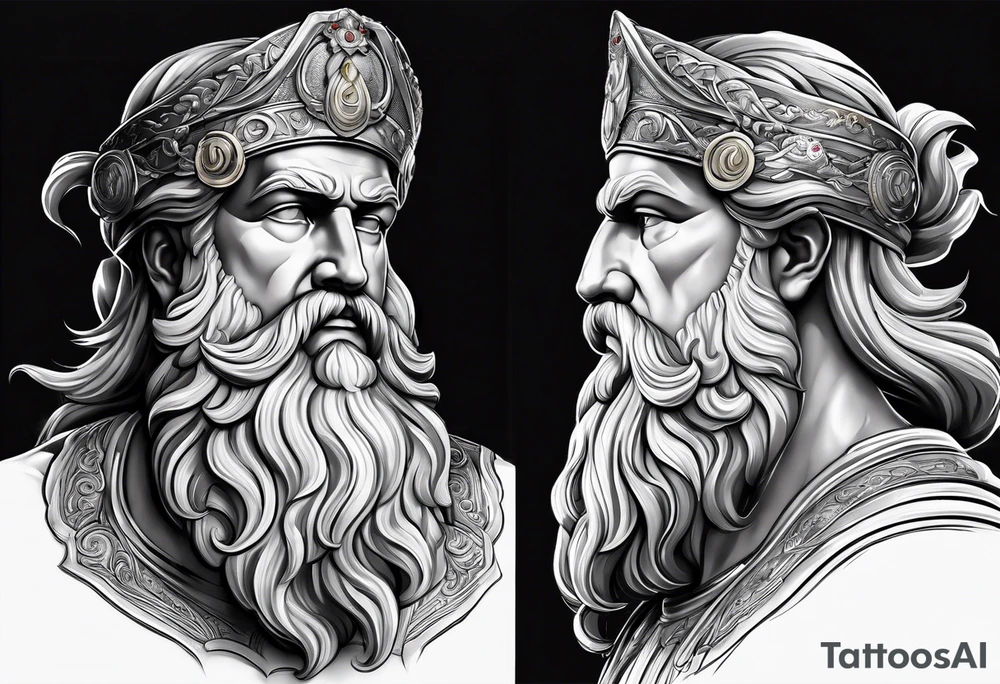 mitologia grecka zeus i pioruny tattoo idea