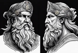 mitologia grecka zeus i pioruny tattoo idea