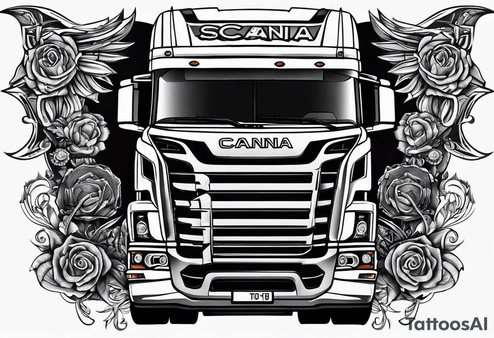 Scania v8 tattoo idea