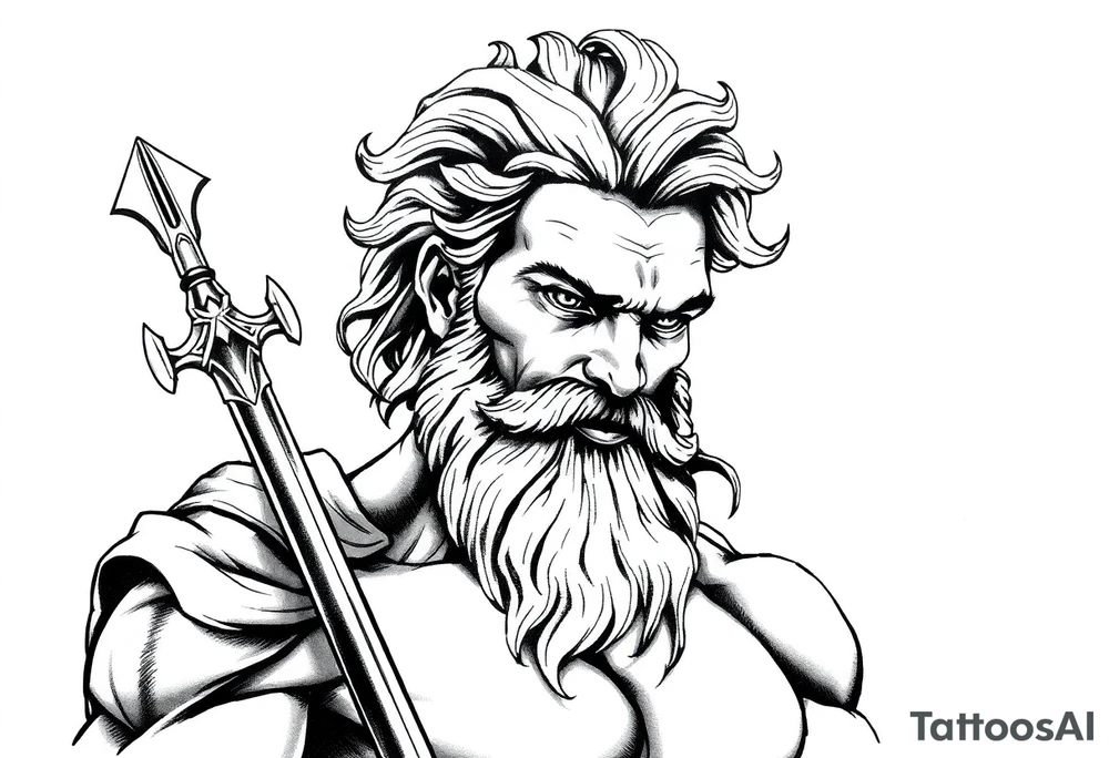 GREEK GOD tattoo idea