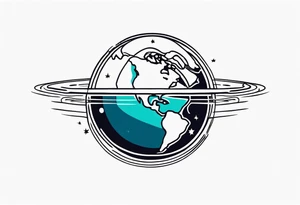 earth



old school vintage simple traditional design 



bold color simple tattoo idea