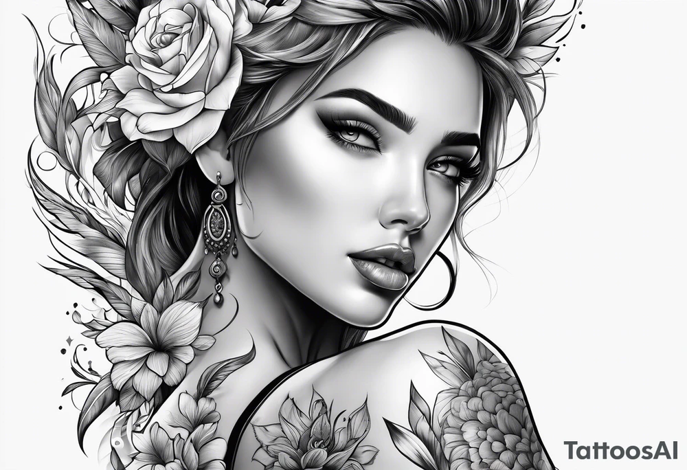 full arm tattoo idea
