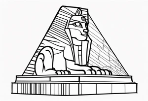 Enigmatic Sphinx, tattoo idea