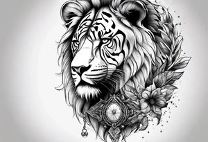 Leo with SWAT symbol tattoo idea