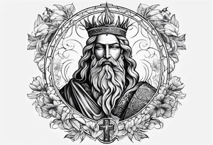 The symbol of Matthias in the bible tattoo idea