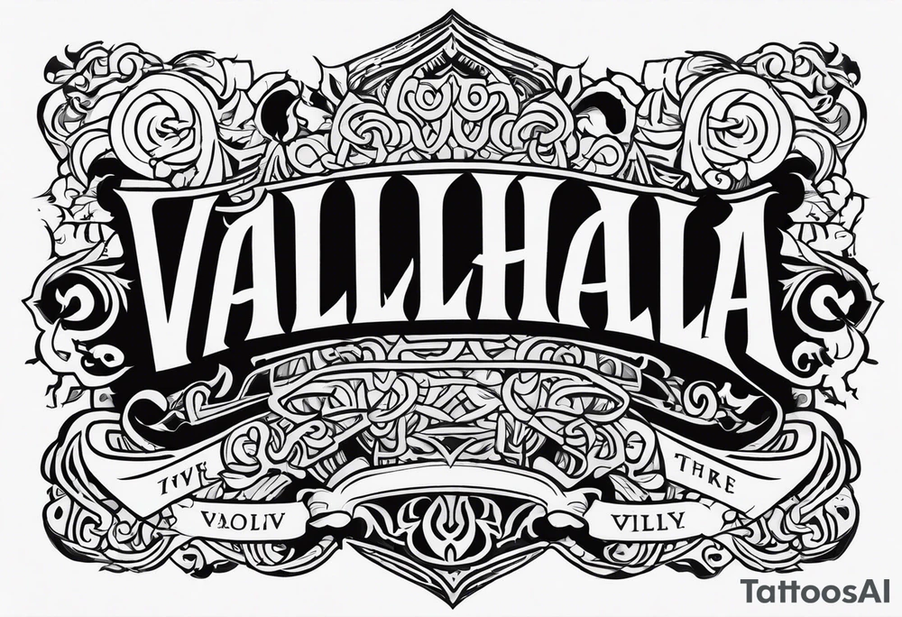 Valhalla tattoo idea
