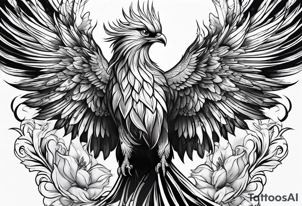 phoenix tattoo idea