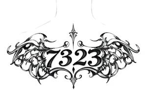 Writing 76 2323 tattoo idea