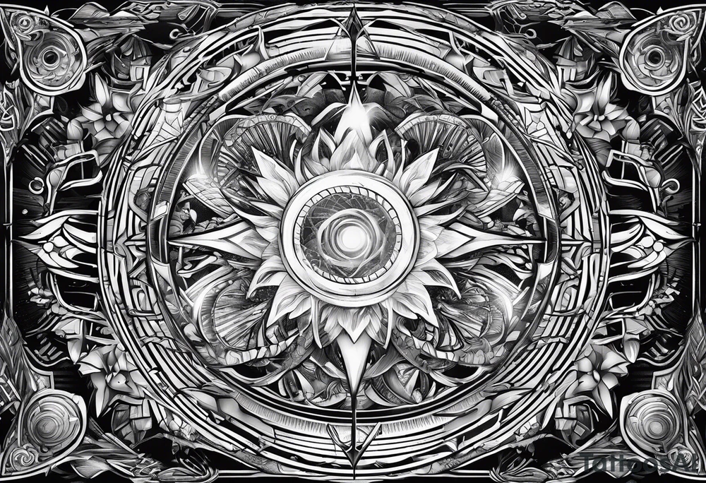 electromagnetic, photon, diffraction phenomena, physics tattoo idea