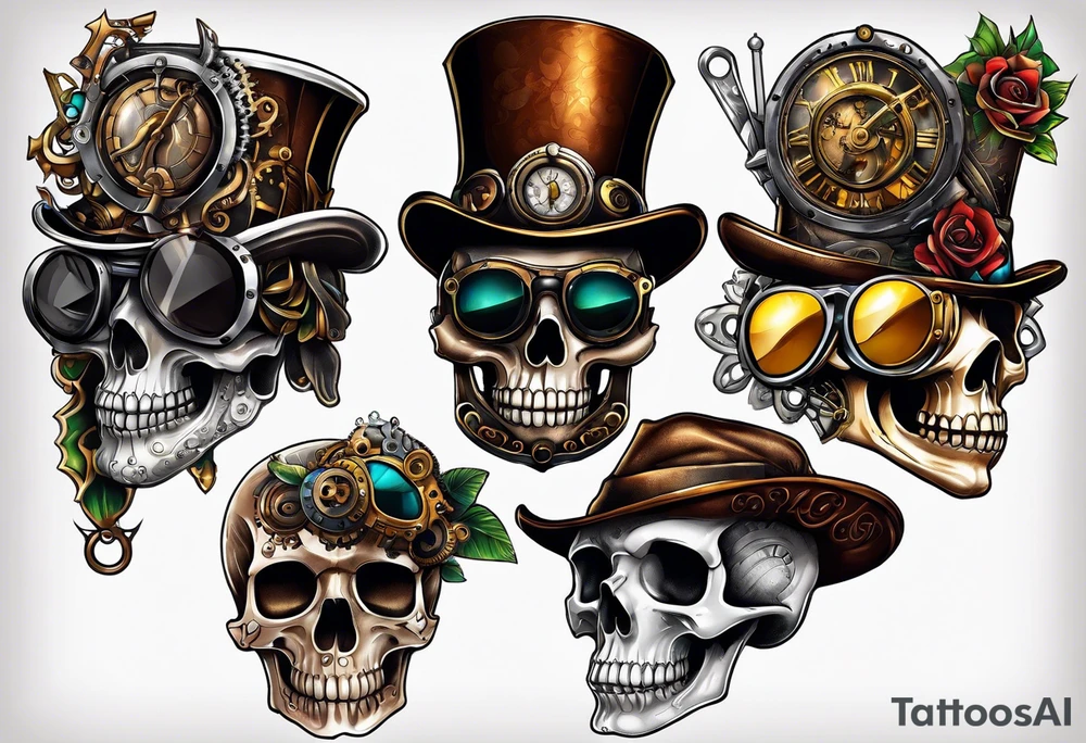 Steampunk tattoo idea
