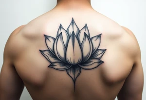 Lotus flower tattoo idea