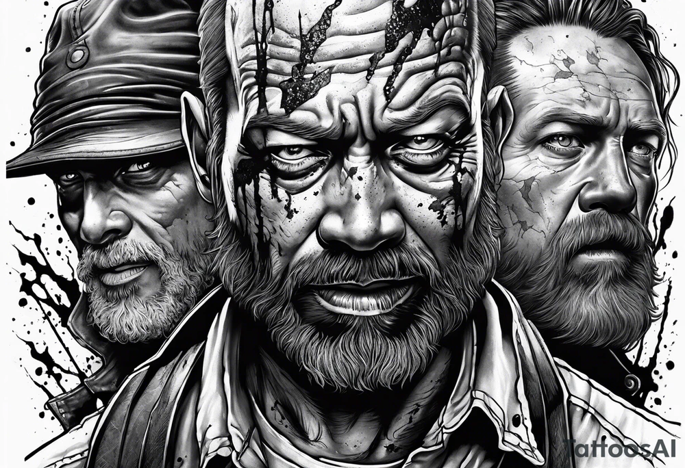 The walking dead michon tattoo idea
