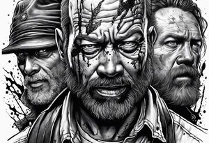 The walking dead michon tattoo idea