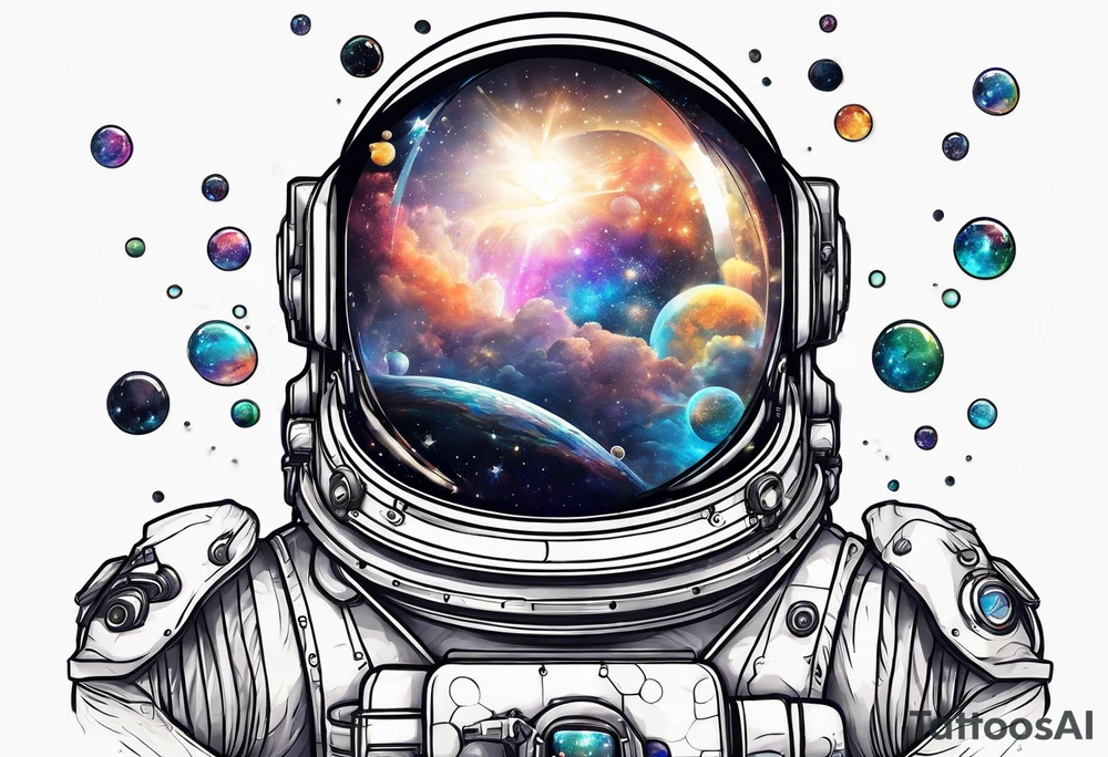 Bubbles space telescope tattoo idea