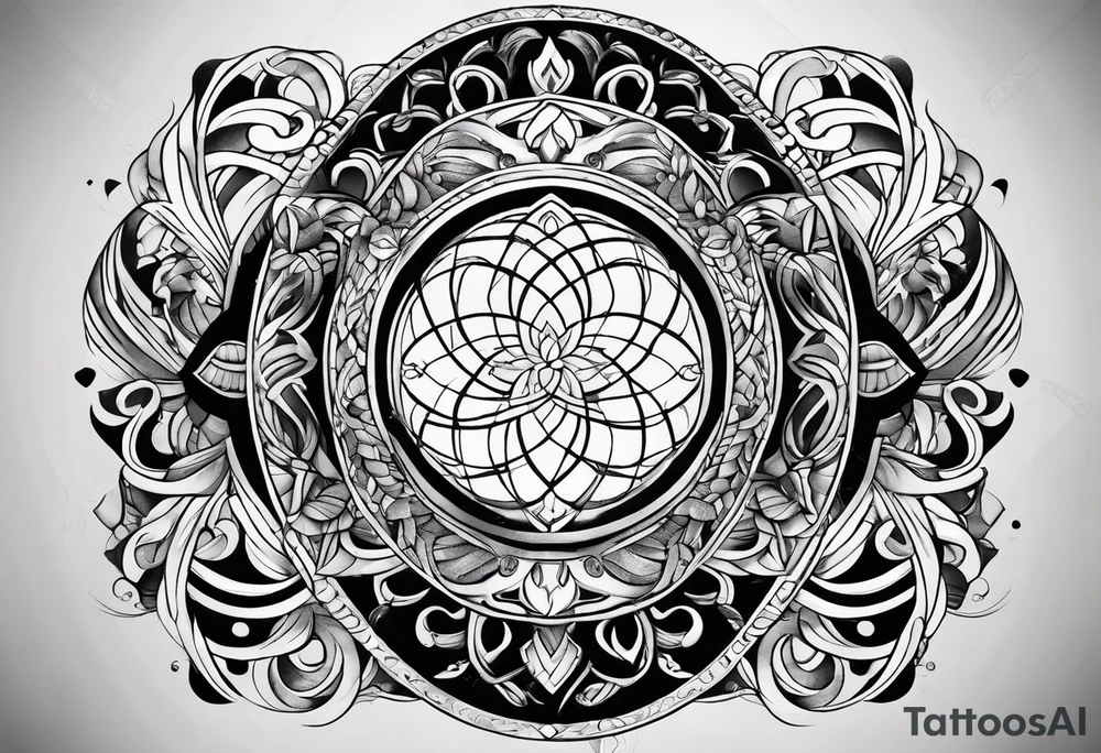 Infinity symbol tattoo idea