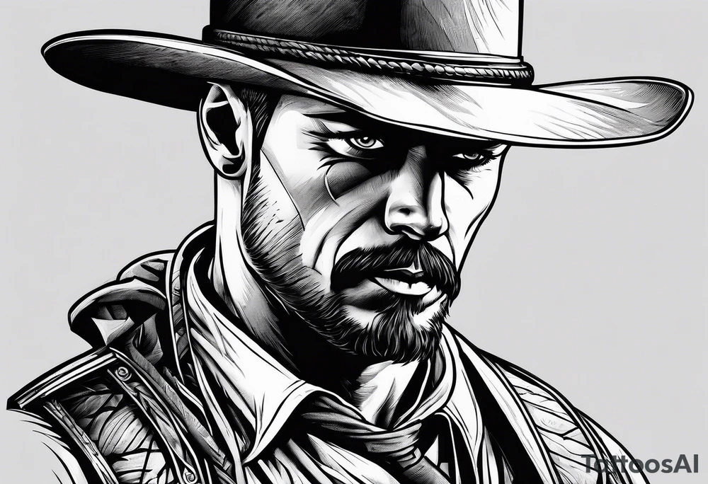 Gunfighter tattoo idea