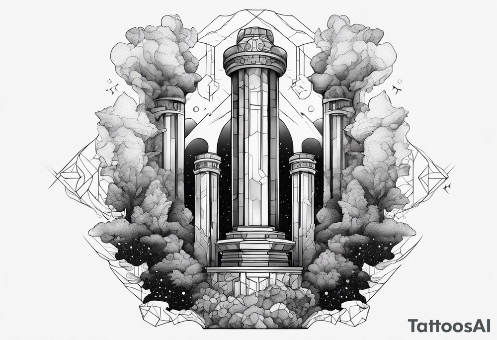 Pillars of creation tattoo idea