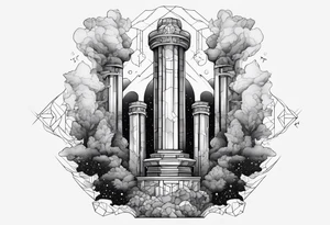 Pillars of creation tattoo idea