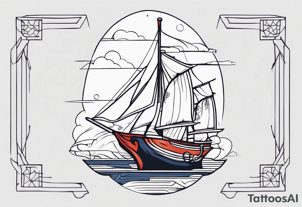 discipline and consistency sea sailor tattoo idea