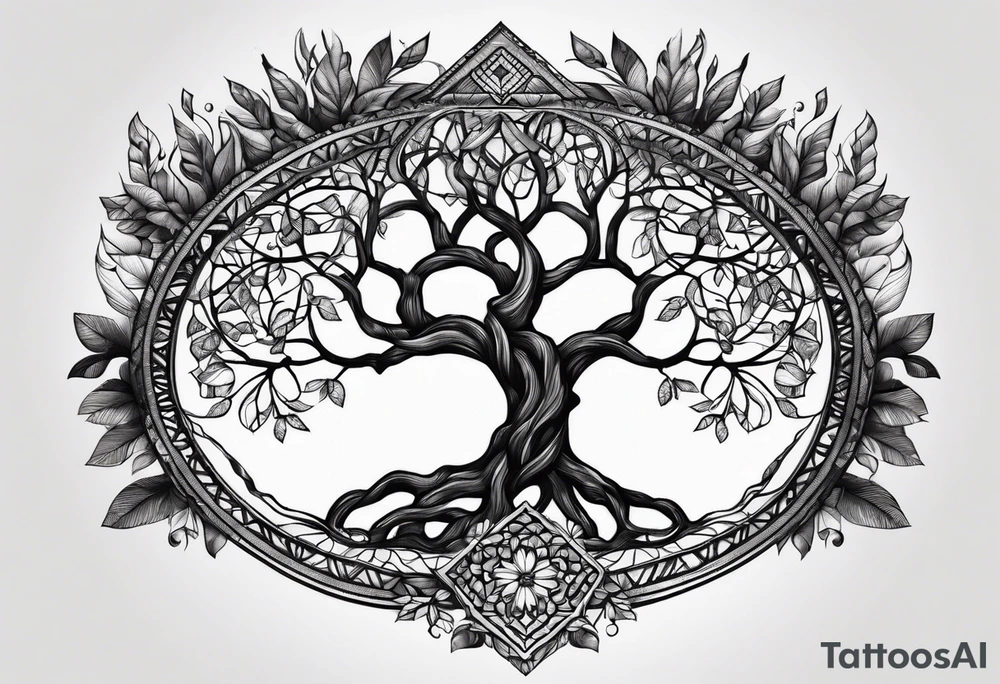 Tree of life tattoo idea
