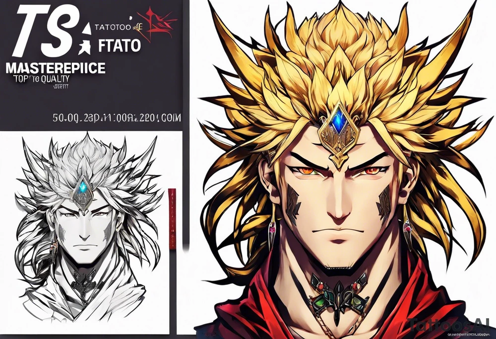 Gilgamesh from fate stay zero tattoo idea